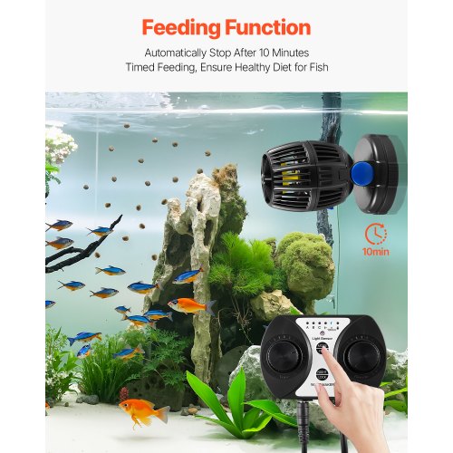 Aquarium Wave Maker 10W 1057 GPH Quiet and Strong DC Powerhead Adjustable