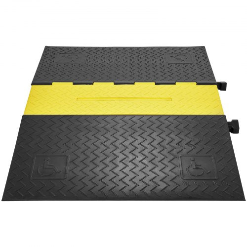 Rubber Cable Guard 5Channel 22000 lbs per Axle Load Capacity Durable