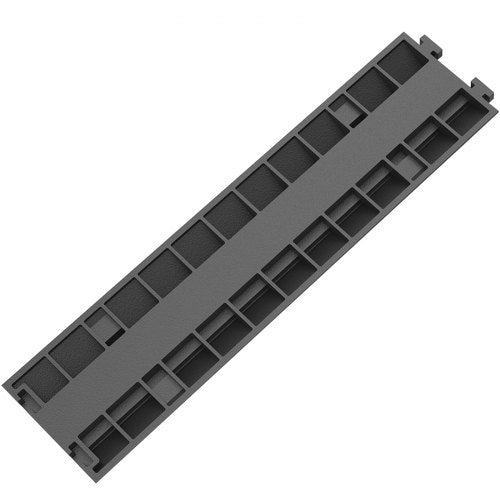 Cable Protector Ramp 4 Packs 2 Channels Speed Bump Hump Rubber Modular