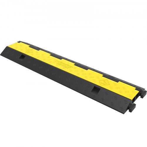 Cable Protector Ramp 4 Packs 2 Channels Speed Bump Hump Rubber Modular