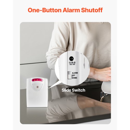 Bed Alarm System for Elderly Adults 14 x 30inch Wireless Bed Sensor Pad