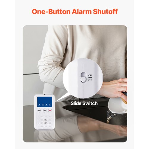 Early Alert Bed Alarm System Wireless Bed Sensor Pad with Call Button