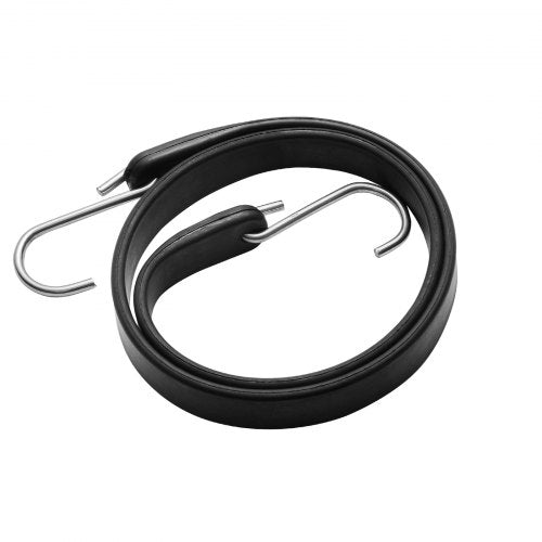 50 Piece Flat Bungee Cord 19.8 mm Heavy Duty Bungee Straps with Steel