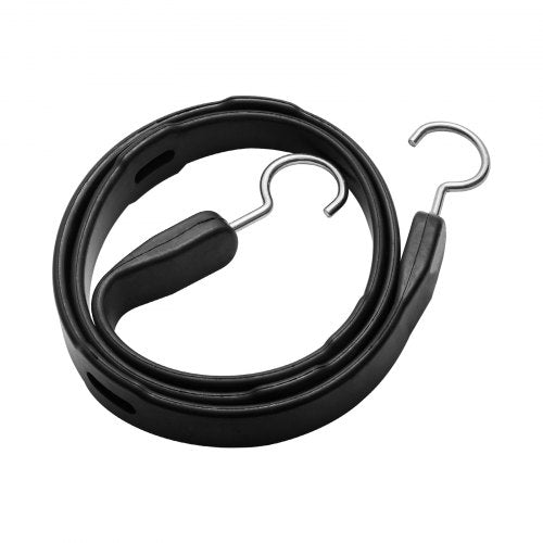 4 Piece Flat Bungee Cord 20 mm Heavy Duty Bungee Straps with Steel SHooks