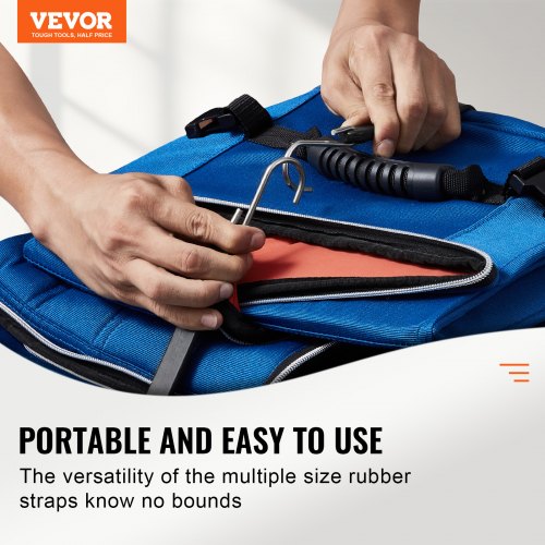 20 Piece Flat Bungee Cord 20 mm Heavy Duty Bungee Straps with Steel