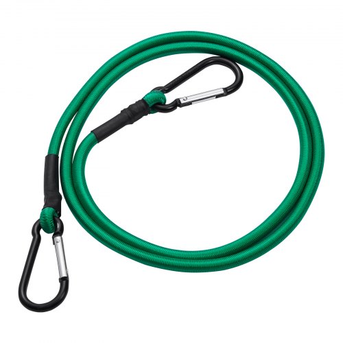 30 Pcs Bungee Cords Set 8mm Heavy Duty Bungee Straps with Steel Carabiners