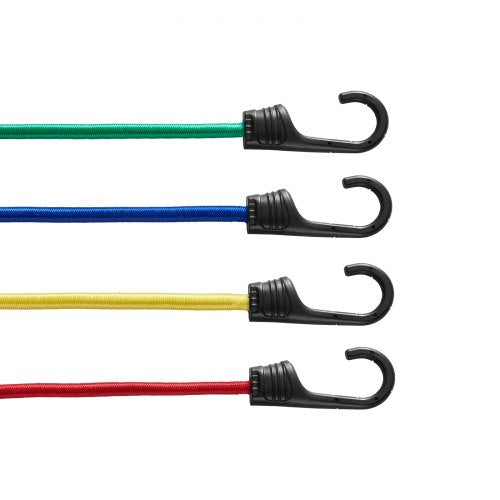 32 Piece Bungee Cords Assortment 8 mm Heavy Duty Bungee Straps with A3