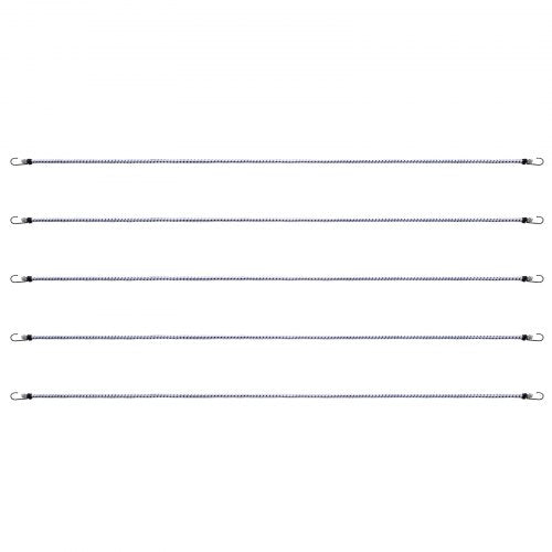 6 Piece Bungee Cords with A3 Steel Hooks 72 Inch Heavy Duty Bungee Straps