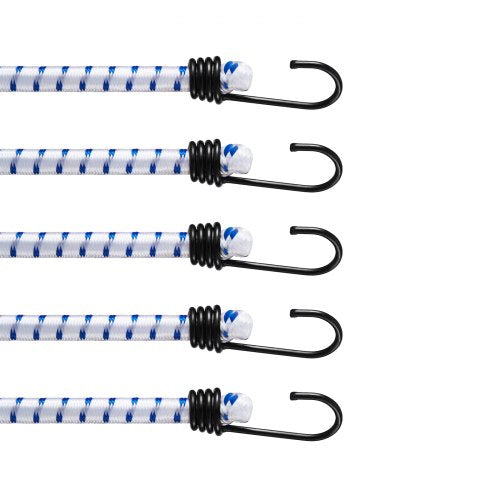 6 Piece Bungee Cords with A3 Steel Hooks 72 Inch Heavy Duty Bungee Straps