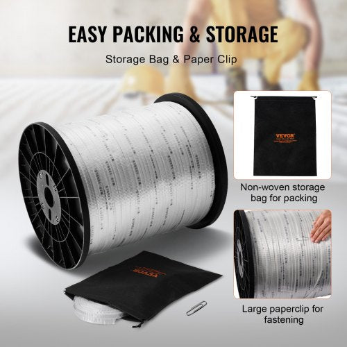 Polyester Pull Tape 12 X 5249 Mule Flat Rope 1250 Lbf Tensile Capacity Printed