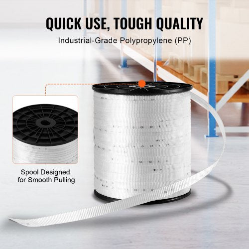 Polyester Pull Tape 34 x 1053 Mule Tape Flat Rope 2500 lbf Tensile
