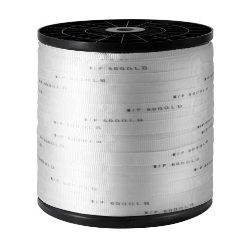Polyester Pull Tape 1 X 2103 Mule Flat Rope 6000 Lbf Tensile Capacity Printed