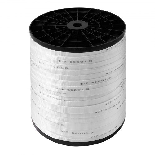 Polyester Pull Tape 1 X 2103 Mule Flat Rope 6000 Lbf Tensile Capacity Printed