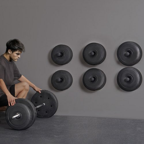 Wall Mounted Weight Plate Holder Weight Rack Storage for 2Inch Weight