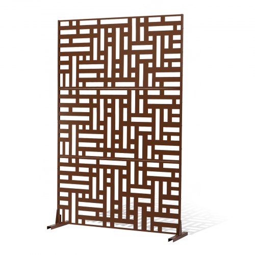 Metal Privacy Screen 36 W X 72 H Outdoor Screens Panels Freestanding Divider