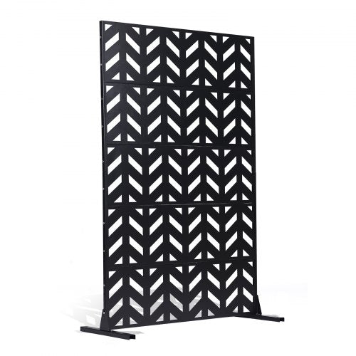 Metal Privacy Screen 47 W x 72 H Outdoor Privacy Screens 5Panel