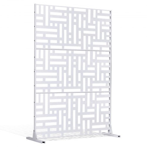 Metal Privacy Screen 47 W x 76 H Outdoor Privacy Screens 3Panel
