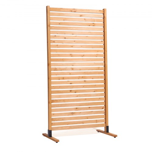 Wooden Privacy Screen 36 W x 76 H Outdoor Privacy Screen Freestanding