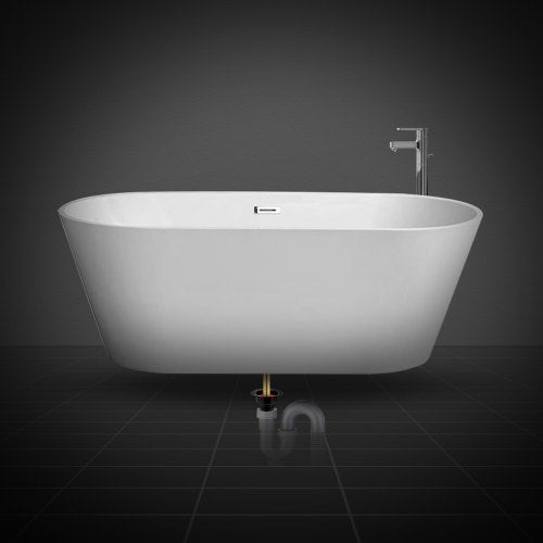 ABS Freestanding Tub Drain Kit 2 Brass Tail Pipes Bathtub Drain Roughin