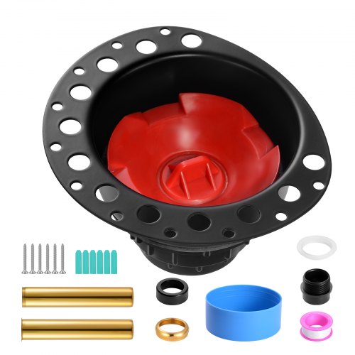 ABS Freestanding Tub Drain Kit 2 Brass Tail Pipes Bathtub Drain Roughin