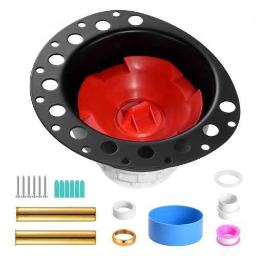 PVC Freestanding Tub Drain Kit 2 Brass Tail Pipes Bathtub Drain Roughin