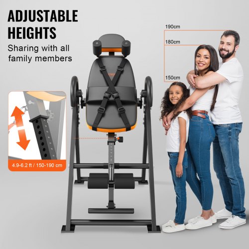 Inversion Table 300lbs Capacity Heavy Duty Inversion Table Decompression