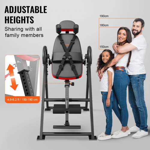 Inversion Table 300 Lbs Capacity Heavy Duty Decompression Back Stretcher