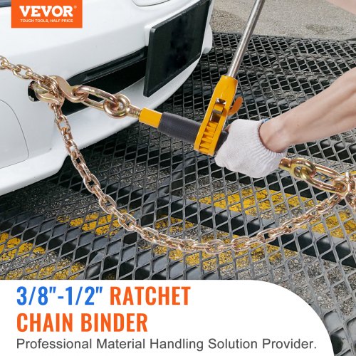 Ratchet Chain Binder 2PCS 3812 Heavy Duty Load Binders with G80