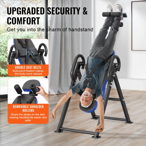 Inversion Table 300 lbs Capacity Heavy Duty Inversion Table Decompression