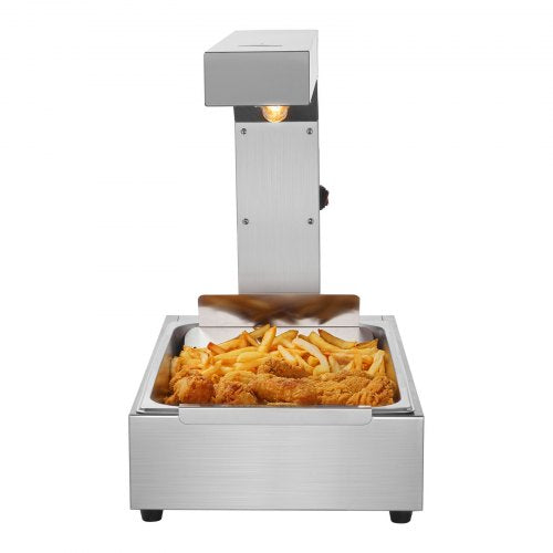 French Fry Food Warmer 750W Commercial Food Heating Lamp Electric