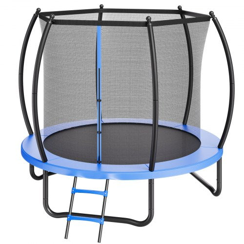 Outdoor Trampoline 8Ft Recreational Astm Approved Trampolines With Enclosure