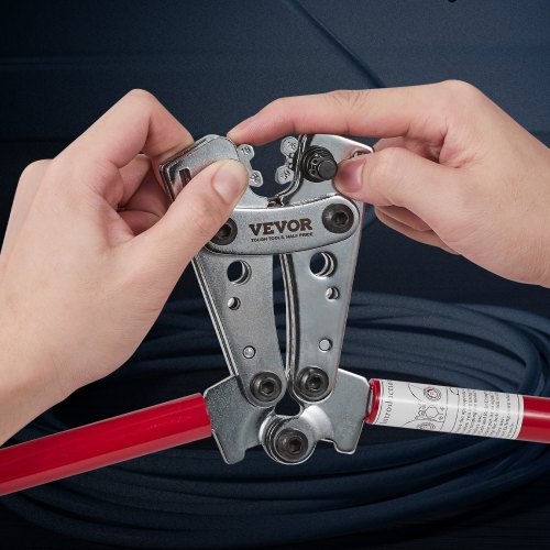 Battery Cable Lug Crimping Tool 1010AWG with Cable Cutter and 48PCS