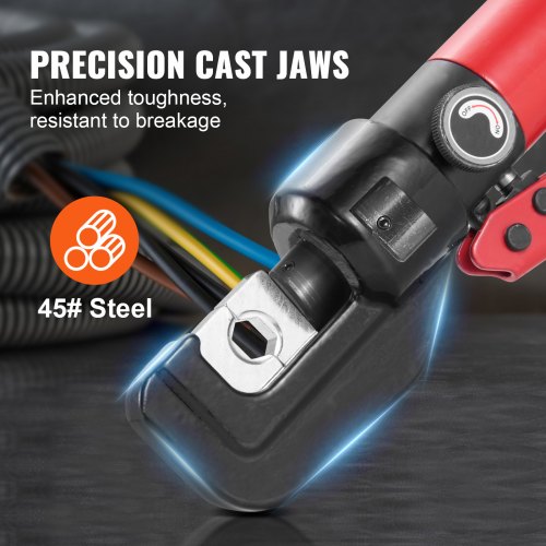 Hydraulic Crimping Tool with 9 Sets of Dies AWG1220 Copper And Aluminum