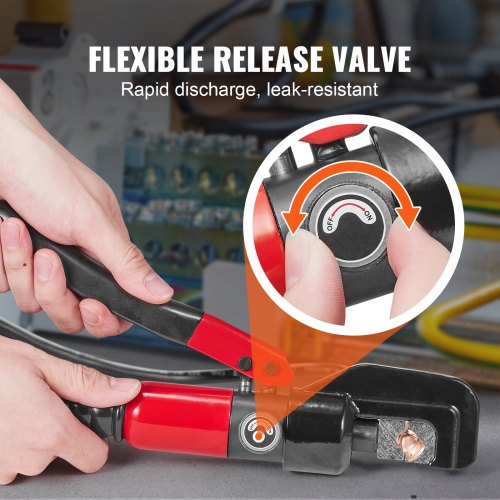 Hydraulic Crimping Tool with 9 Sets of Dies AWG1220 Copper And Aluminum