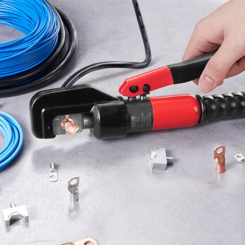 Hydraulic Crimping Tool with 9 Sets of Dies AWG1220 Copper And Aluminum