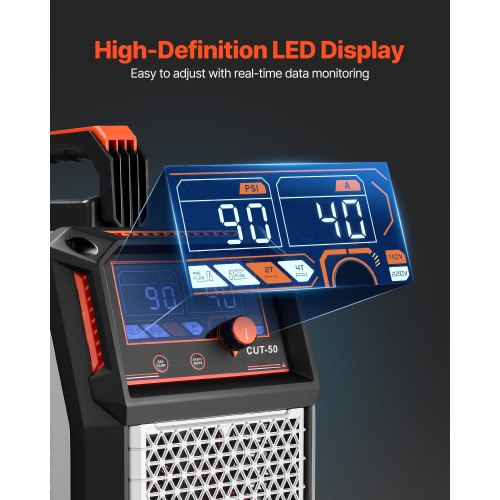 Plasma Cutter 50A Cutting Machine 110V220V Dual Voltage Digital Display Igbt