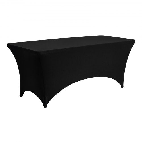3 Pack Table Cloth For 6Ft Rectangular Fitted Events Wrinkleresistant Stretch