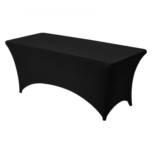 3 Pack Table Cloth For 6Ft Rectangular Fitted Events Wrinkleresistant Stretch