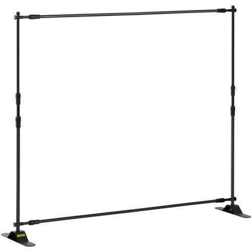 Backdrop Banner Stand 8 x 8 Ft Adjustable Heavy Duty Background Stand with 1