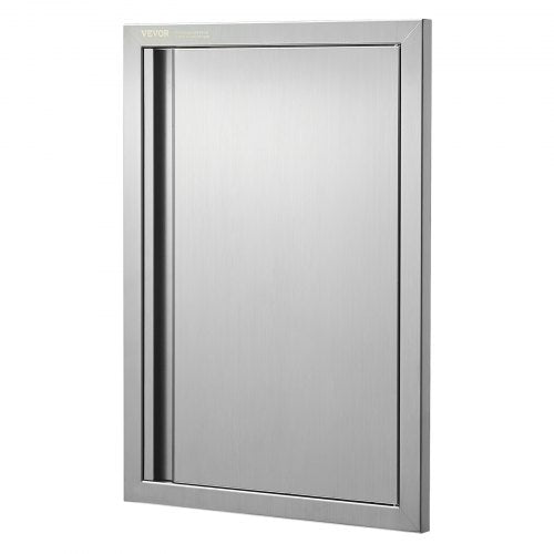BBQ Access Door 17W x 24H Inch Single Outdoor Kitchen Door Stainless Steel