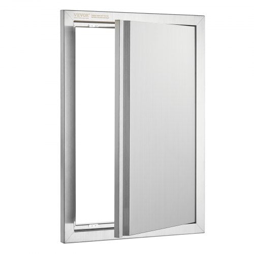 BBQ Access Door 17W x 24H Inch Single Outdoor Kitchen Door Stainless Steel