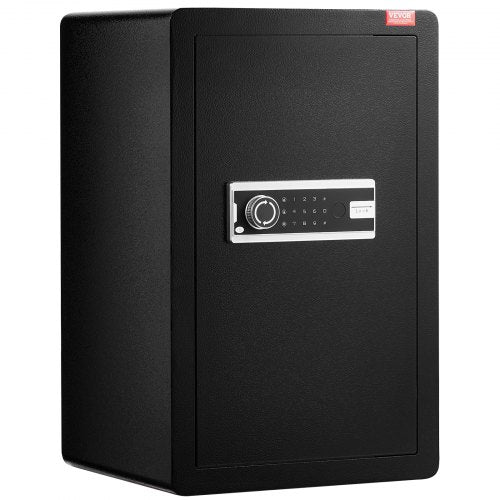 Single Door 35 cuft Safe Box with Key Lock Password LED Light