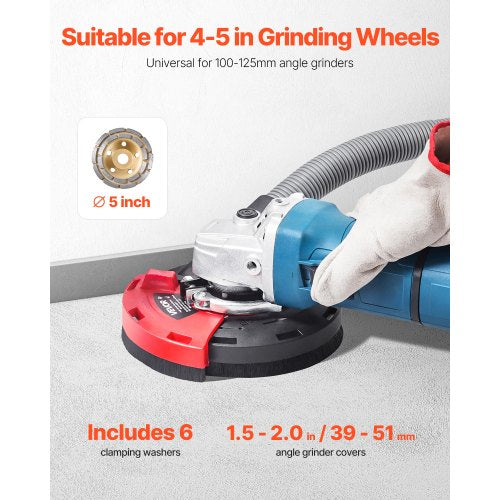 Grinding Dust Shroud for Angle Grinder Universal 45 in Surface Grinder