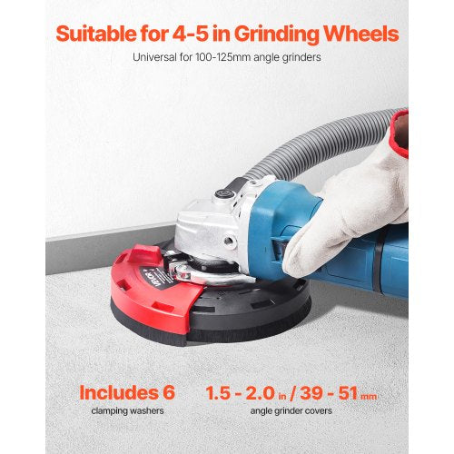 Grinding Dust Shroud for Angle Grinder Universal 45 in Surface Grinder