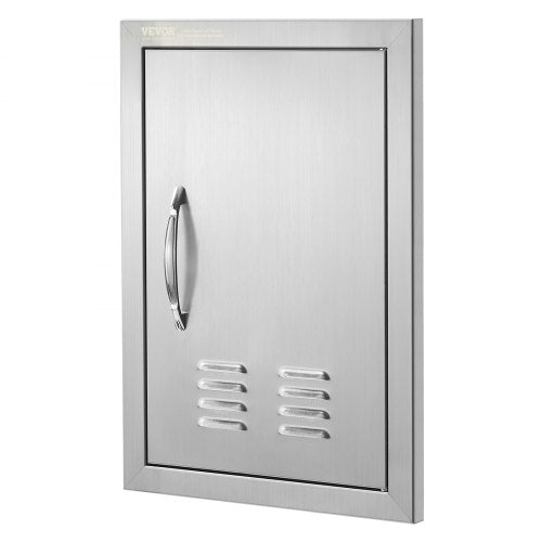 BBQ Access Door 14W x 20H Inch Single Outdoor Kitchen Door Stainless Steel