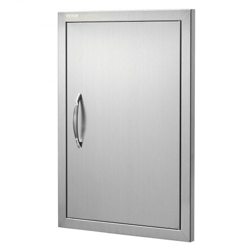BBQ Access Door 17W x 24H Inch Single Outdoor Kitchen Door Stainless Steel