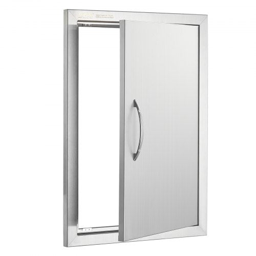 BBQ Access Door 17W x 24H Inch Single Outdoor Kitchen Door Stainless Steel