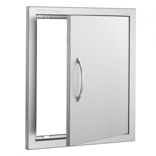 BBQ Access Door 18W x 20H Inch Single Outdoor Kitchen Door Stainless Steel