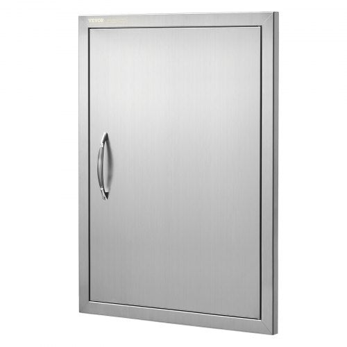 BBQ Access Door 20W x 27H Inch Single Outdoor Kitchen Door Stainless Steel
