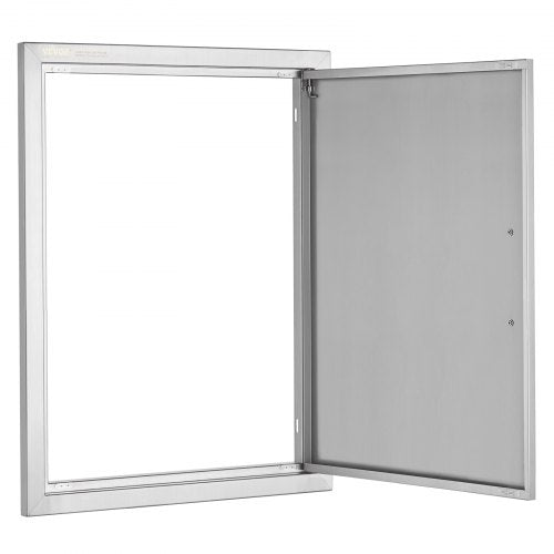BBQ Access Door 20W x 27H Inch Single Outdoor Kitchen Door Stainless Steel